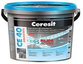 Ceresit CE40 je vodeodolná, flexibilná škárovacia hmota na škárovanie keramických obkladov a dlažieb, na škáry so šírkou do 8 mm.