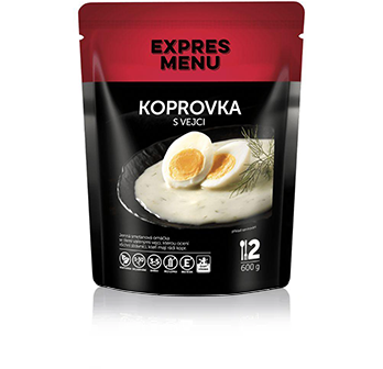 Kôprovka s vajíčkami Expres Menu